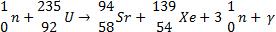 equation de fission de l`uranium